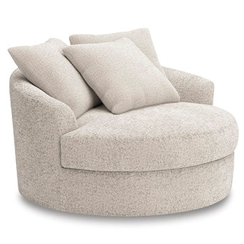 Cuddle Plush Oversized Swivel Accent Chair - Furniture & Design Outlet (Kalamazoo,MI)