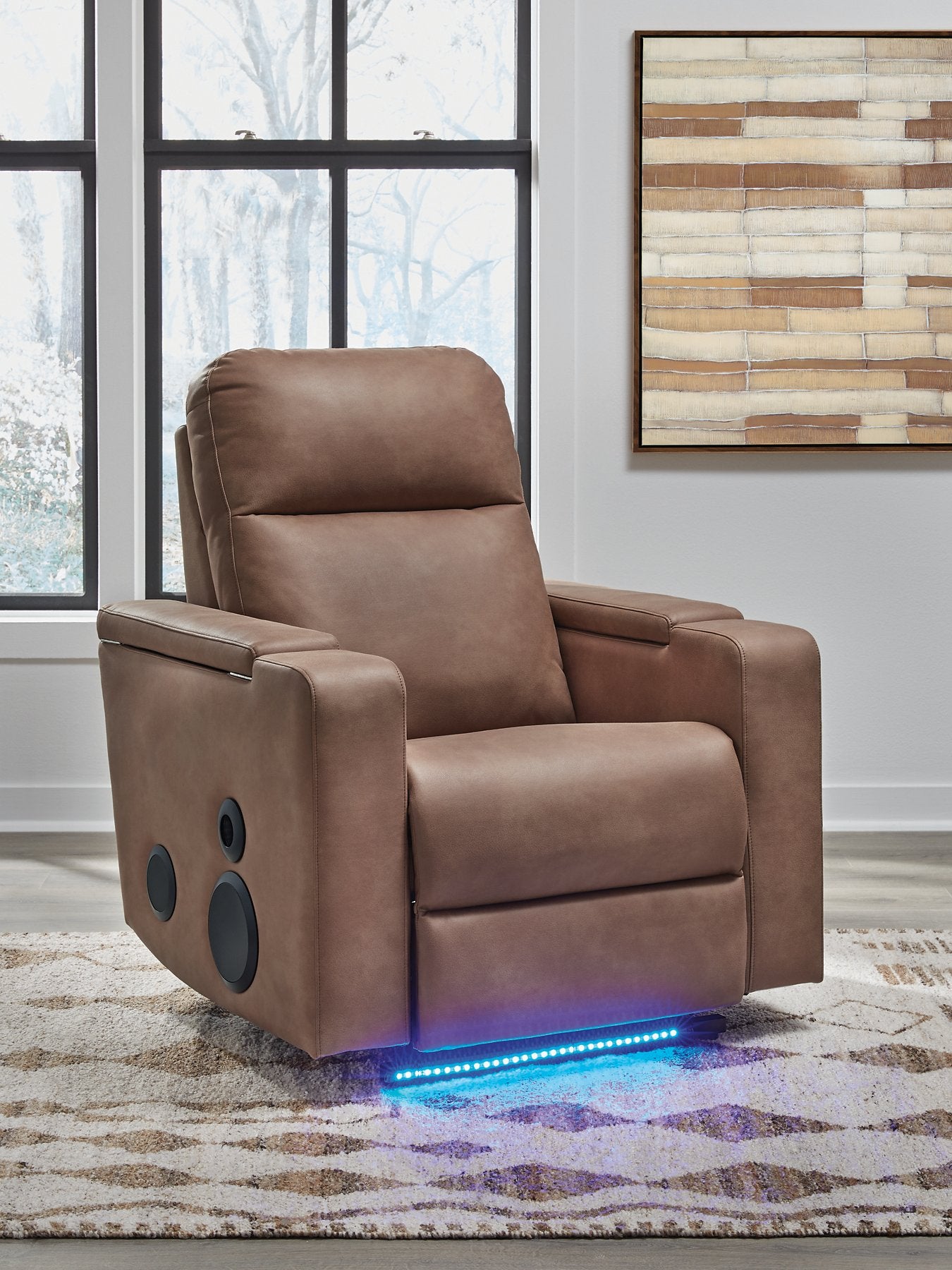 Lorrenton Power Glider Recliner with Audio System - Furniture & Design Outlet (Kalamazoo,MI)