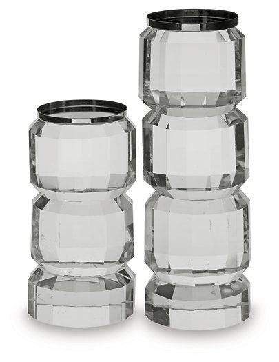 Brentley Candle Holder Set (Set of 2) - Furniture & Design Outlet (Kalamazoo,MI)