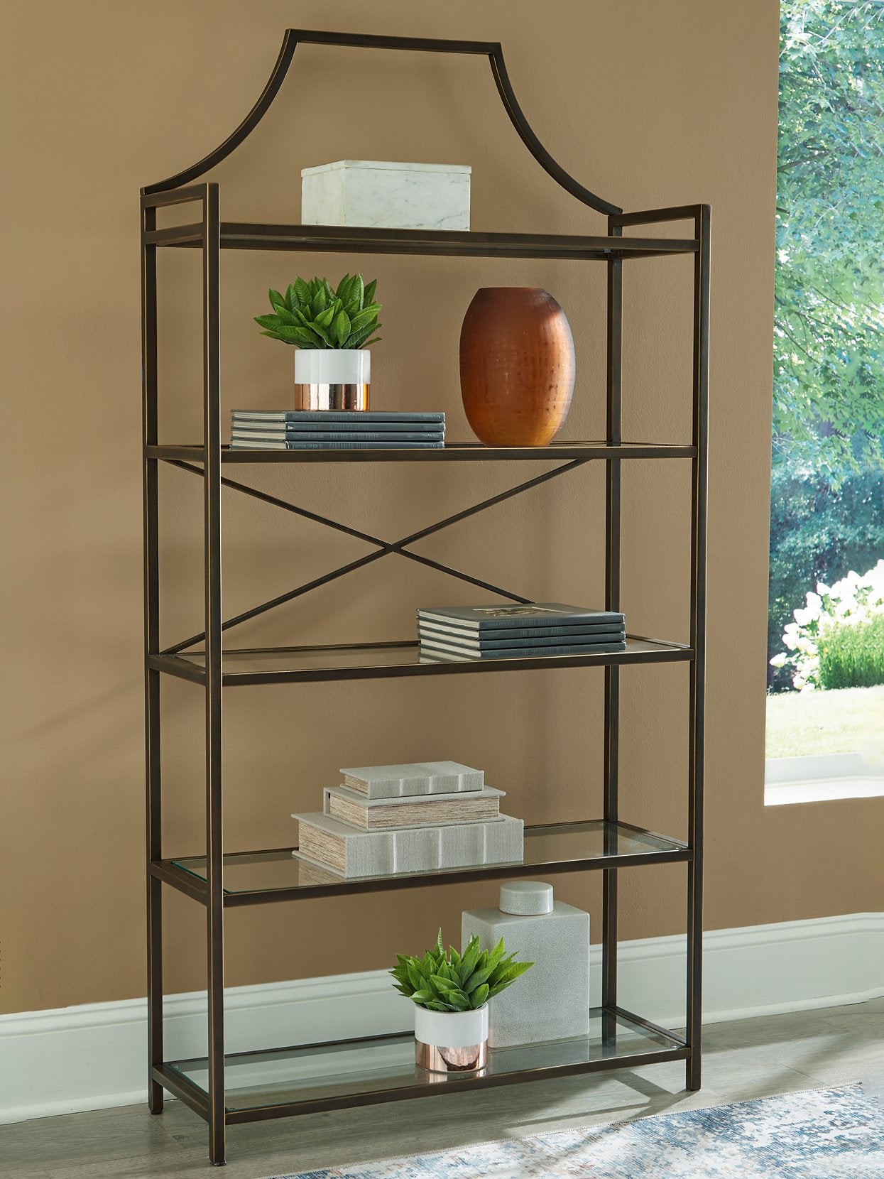 Bernonly 72" Bookcase - Furniture & Design Outlet (Kalamazoo,MI)