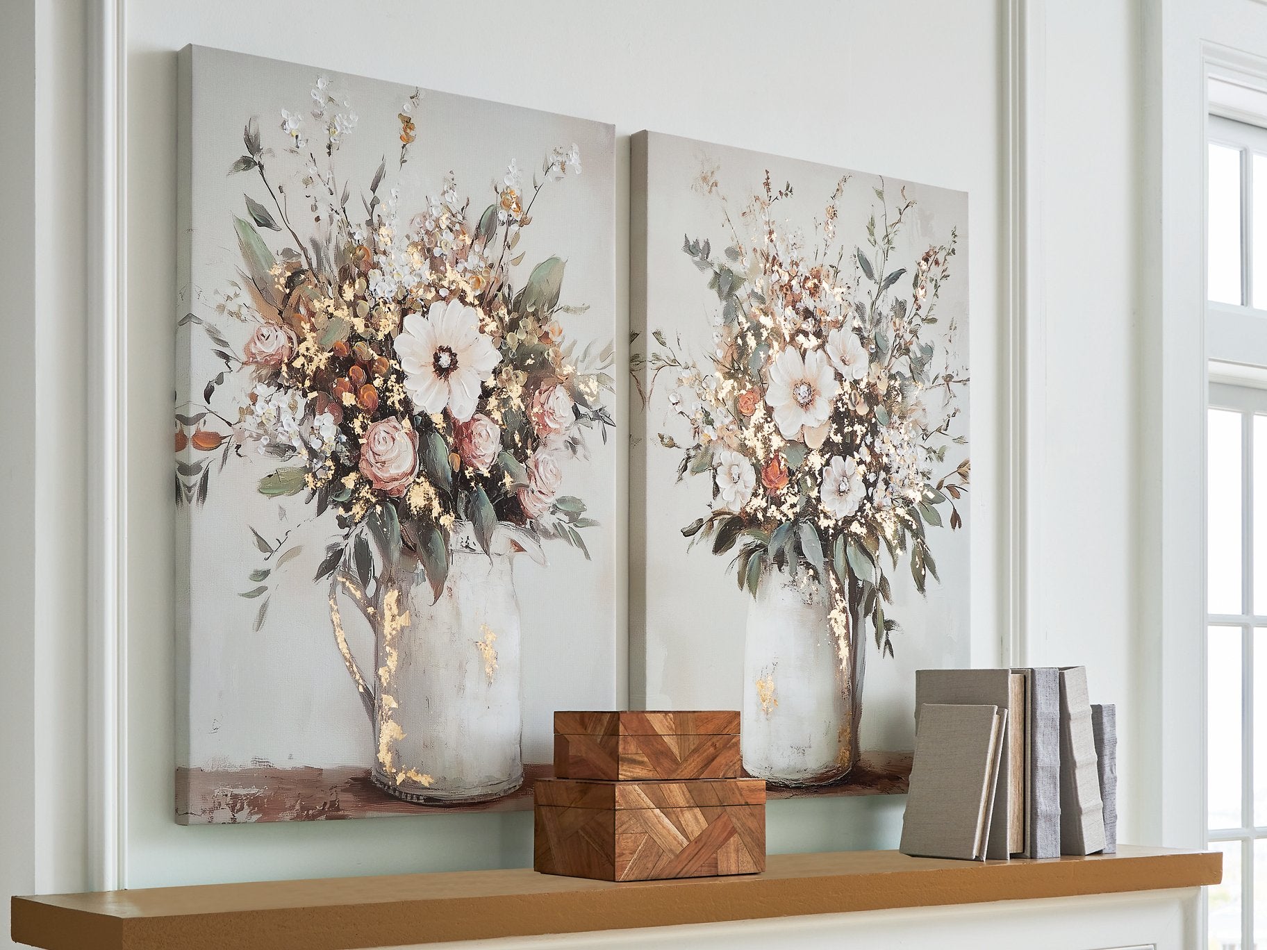 Faisaldon Wall Art (Set of 2) - Furniture & Design Outlet (Kalamazoo,MI)