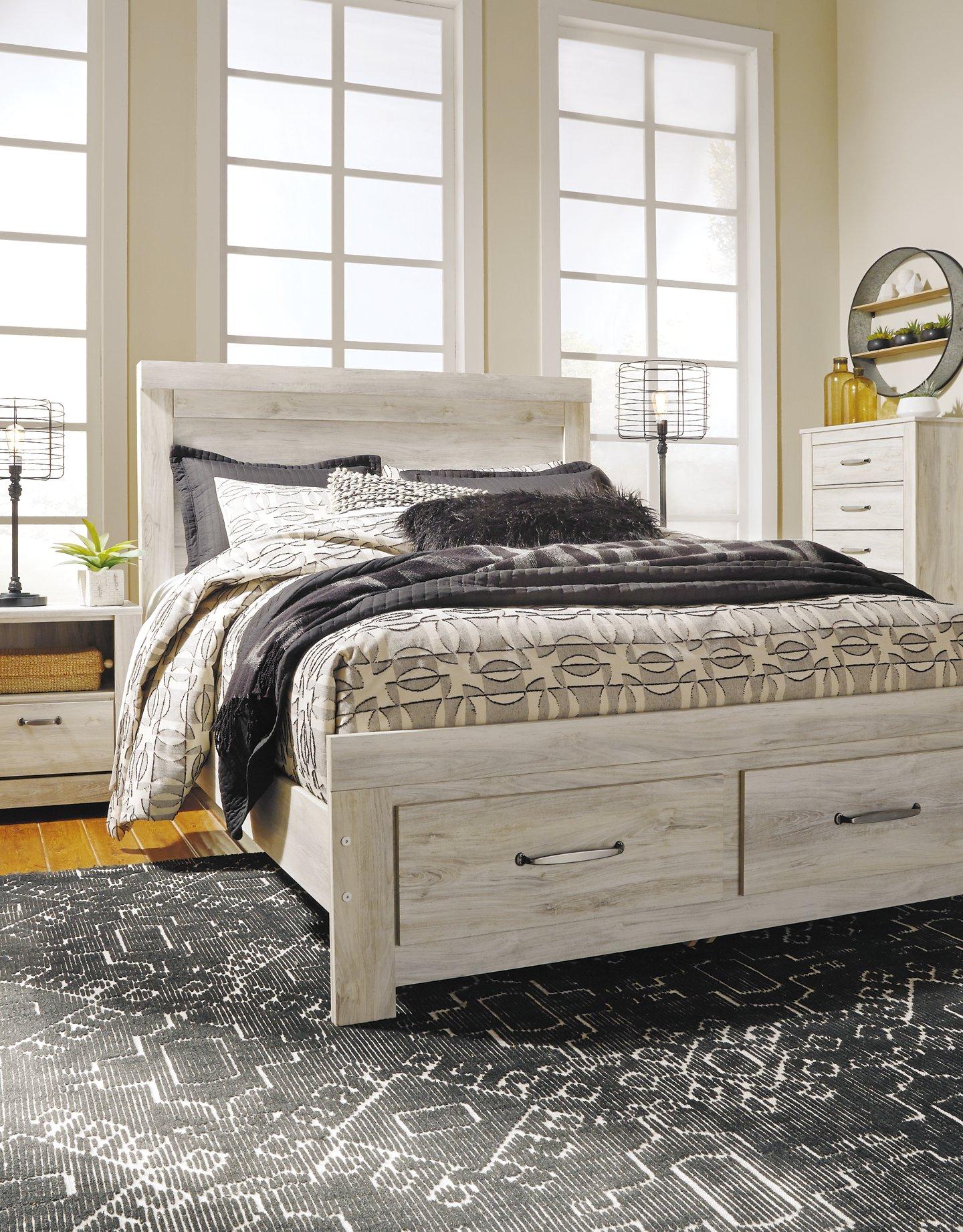 Bellaby Bed with 2 Storage Drawers - Furniture & Design Outlet (Kalamazoo,MI)