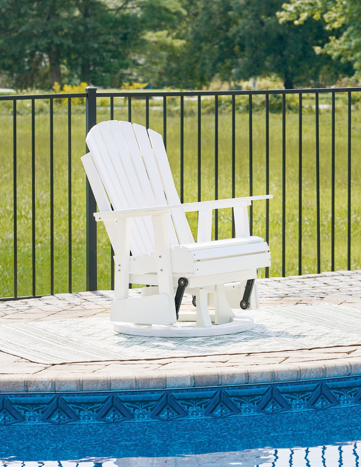 Hyland wave Outdoor Swivel Glider Chair - Furniture & Design Outlet (Kalamazoo,MI)