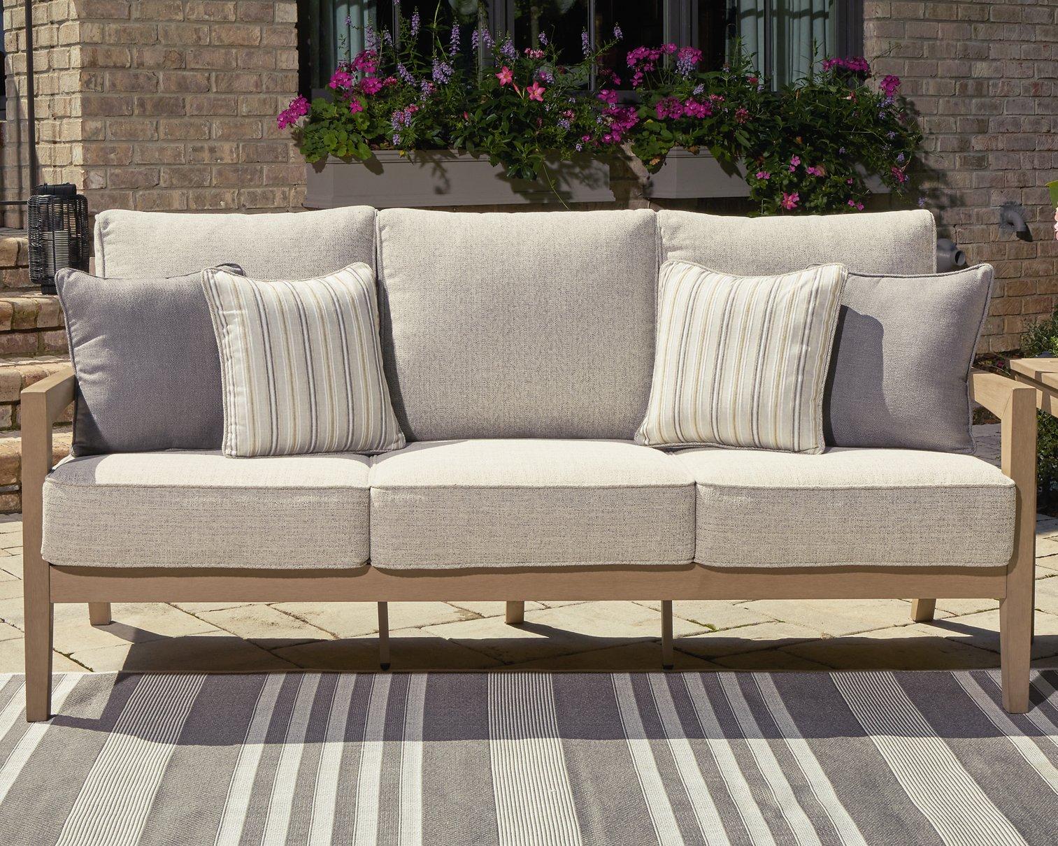 Hallow Creek Outdoor Sofa with Cushion - Furniture & Design Outlet (Kalamazoo,MI)