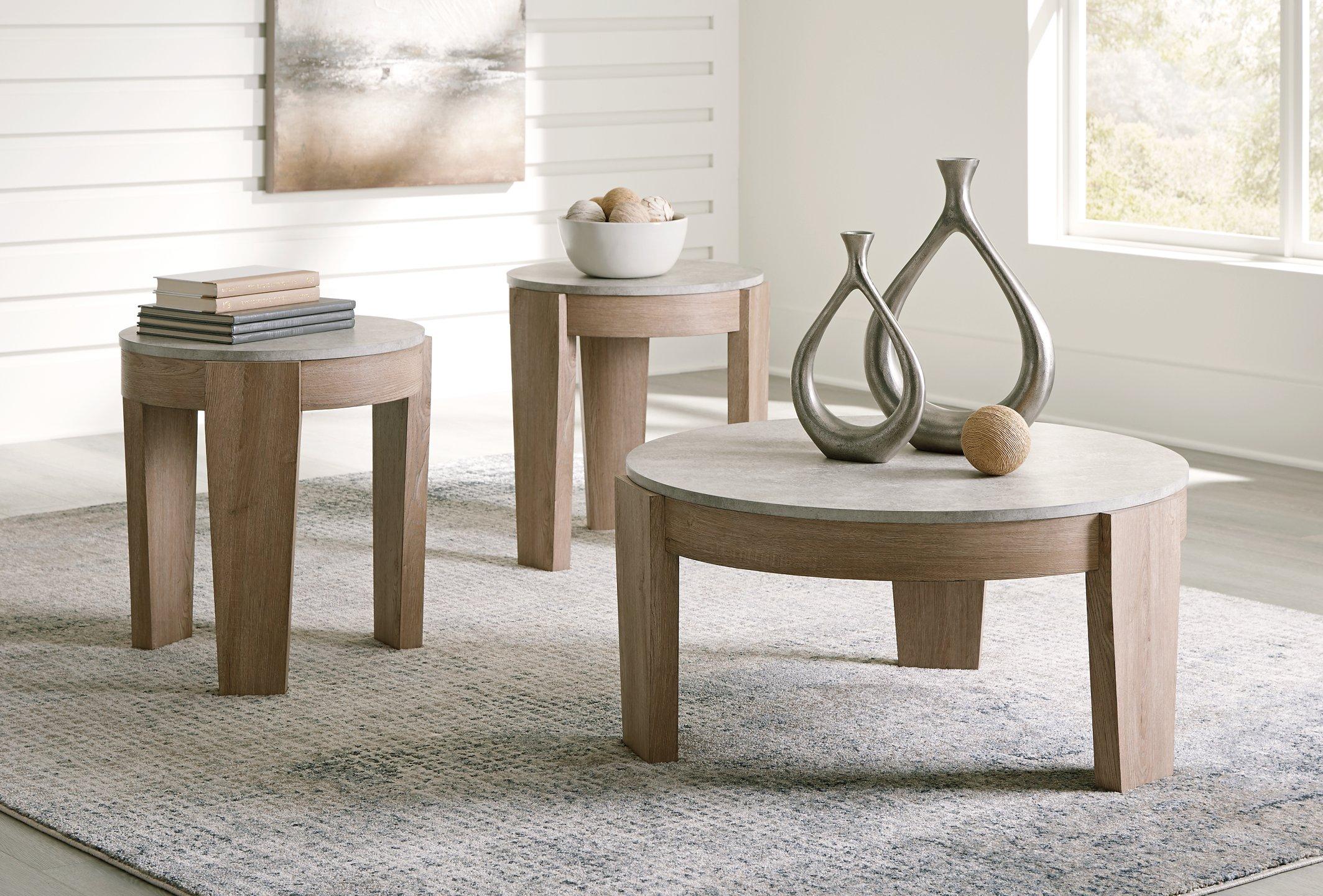 Guystone Table (Set of 3) - Furniture & Design Outlet (Kalamazoo,MI)