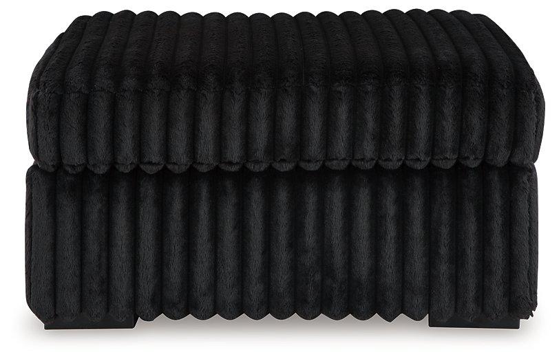 Midnight-Madness Oversized Accent Ottoman - Furniture & Design Outlet (Kalamazoo,MI)
