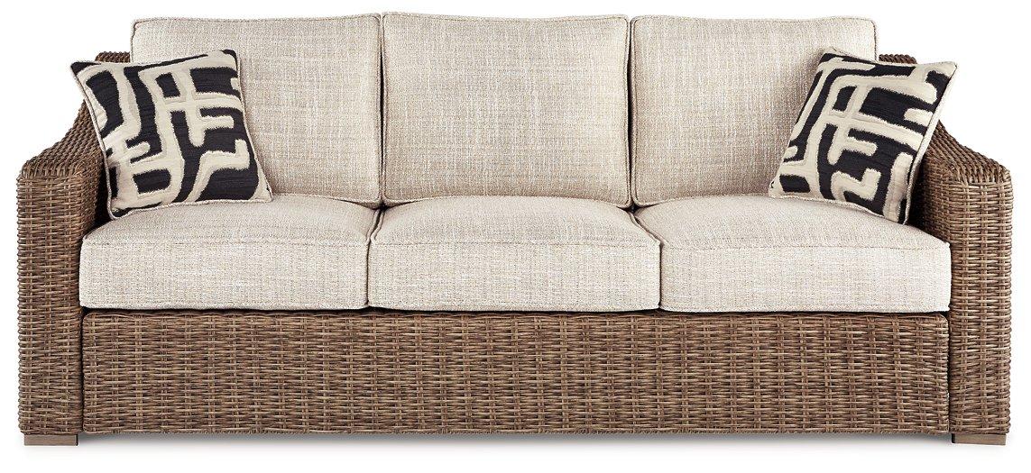 Beachcroft Outdoor Sofa with Cushion - Furniture & Design Outlet (Kalamazoo,MI)