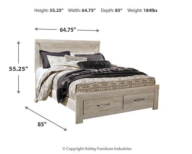 Bellaby Bed with 2 Storage Drawers - Furniture & Design Outlet (Kalamazoo,MI)