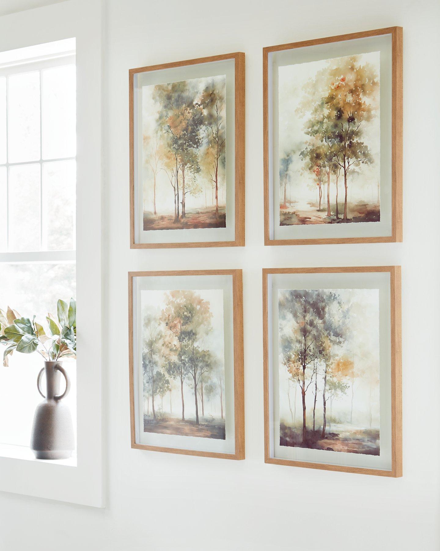 Bryneford Wall Art (Set of 4) - Furniture & Design Outlet (Kalamazoo,MI)