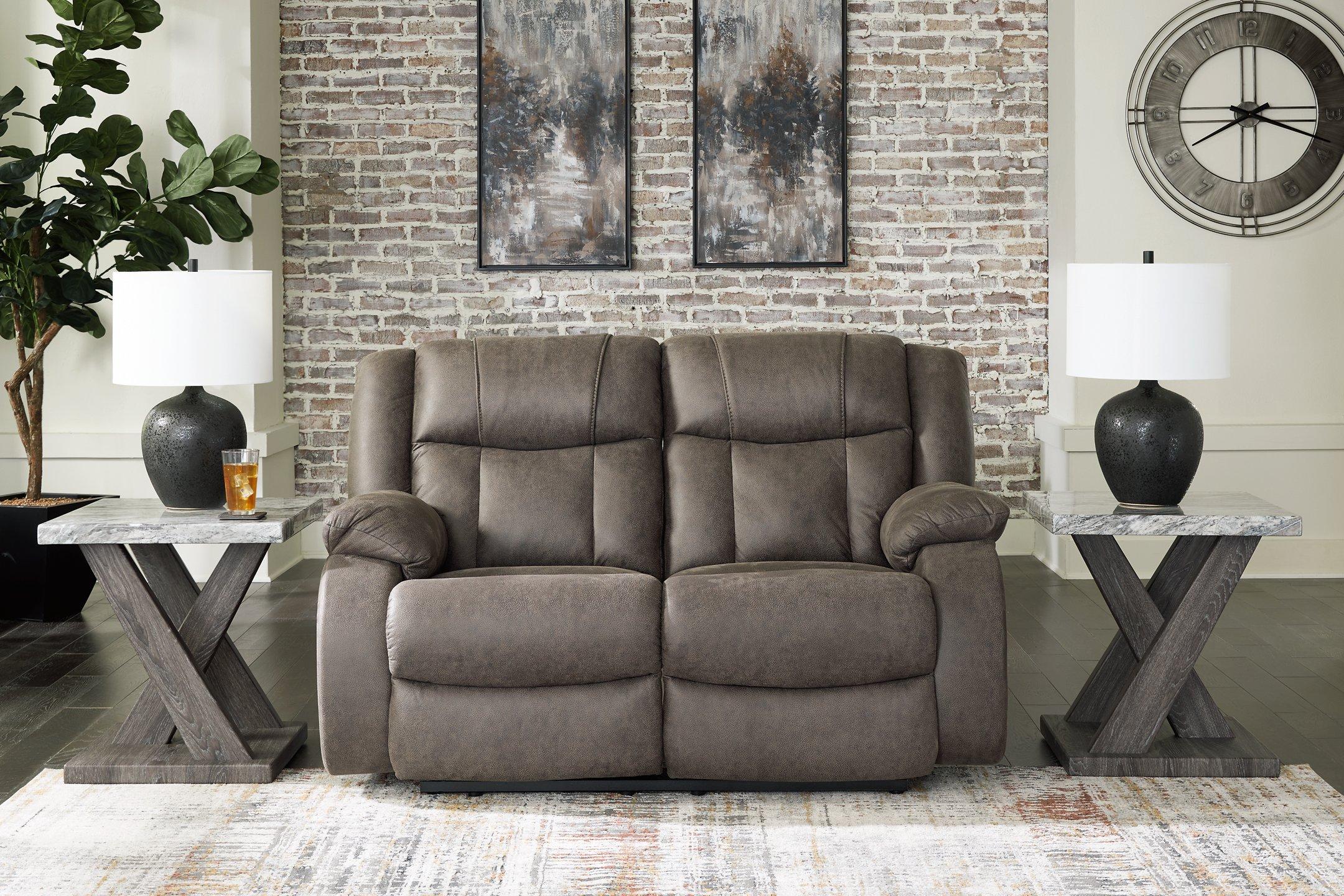 First Base Reclining Loveseat - Furniture & Design Outlet (Kalamazoo,MI)