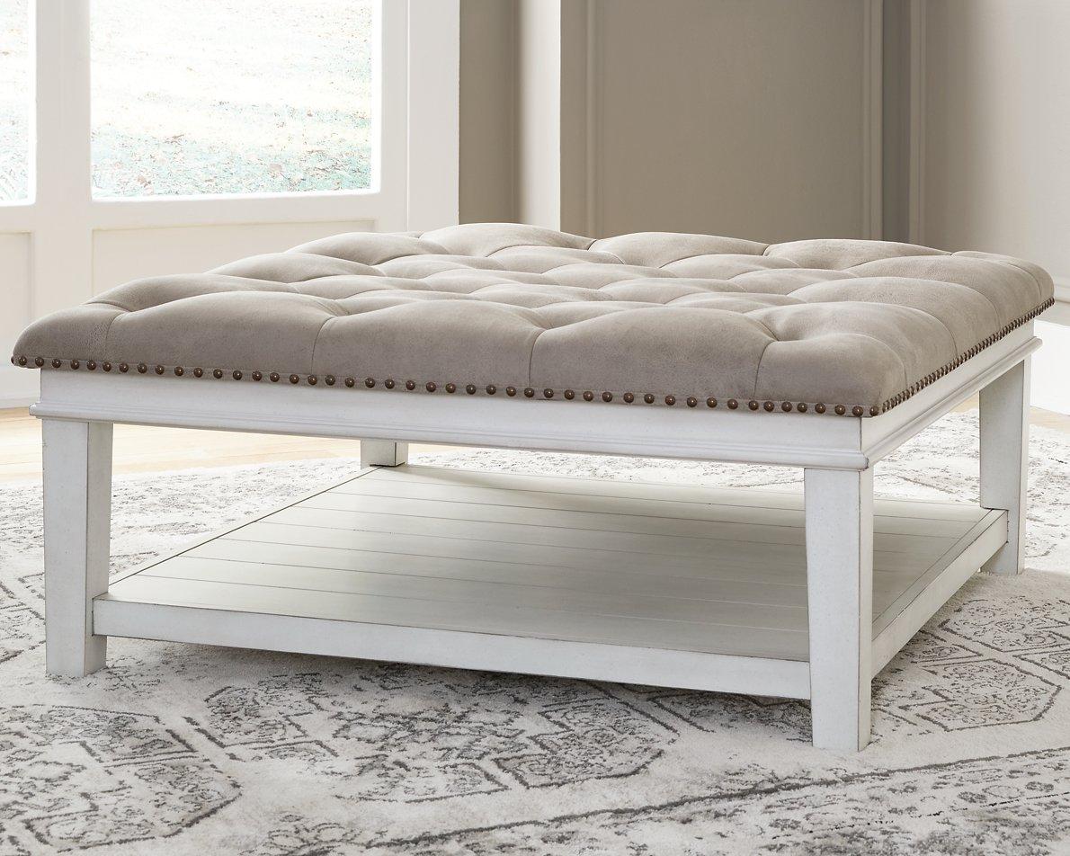 Kanwyn Upholstered Ottoman Coffee Table - Furniture & Design Outlet (Kalamazoo,MI)