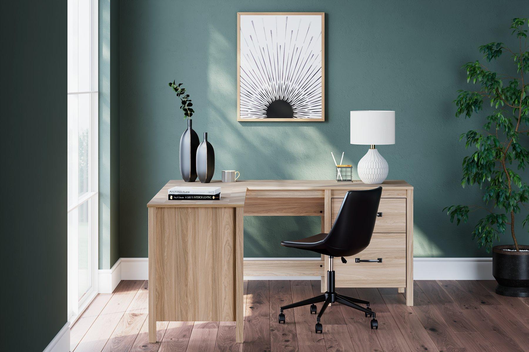 Battelle 60" Home Office Desk with Return - Furniture & Design Outlet (Kalamazoo,MI)