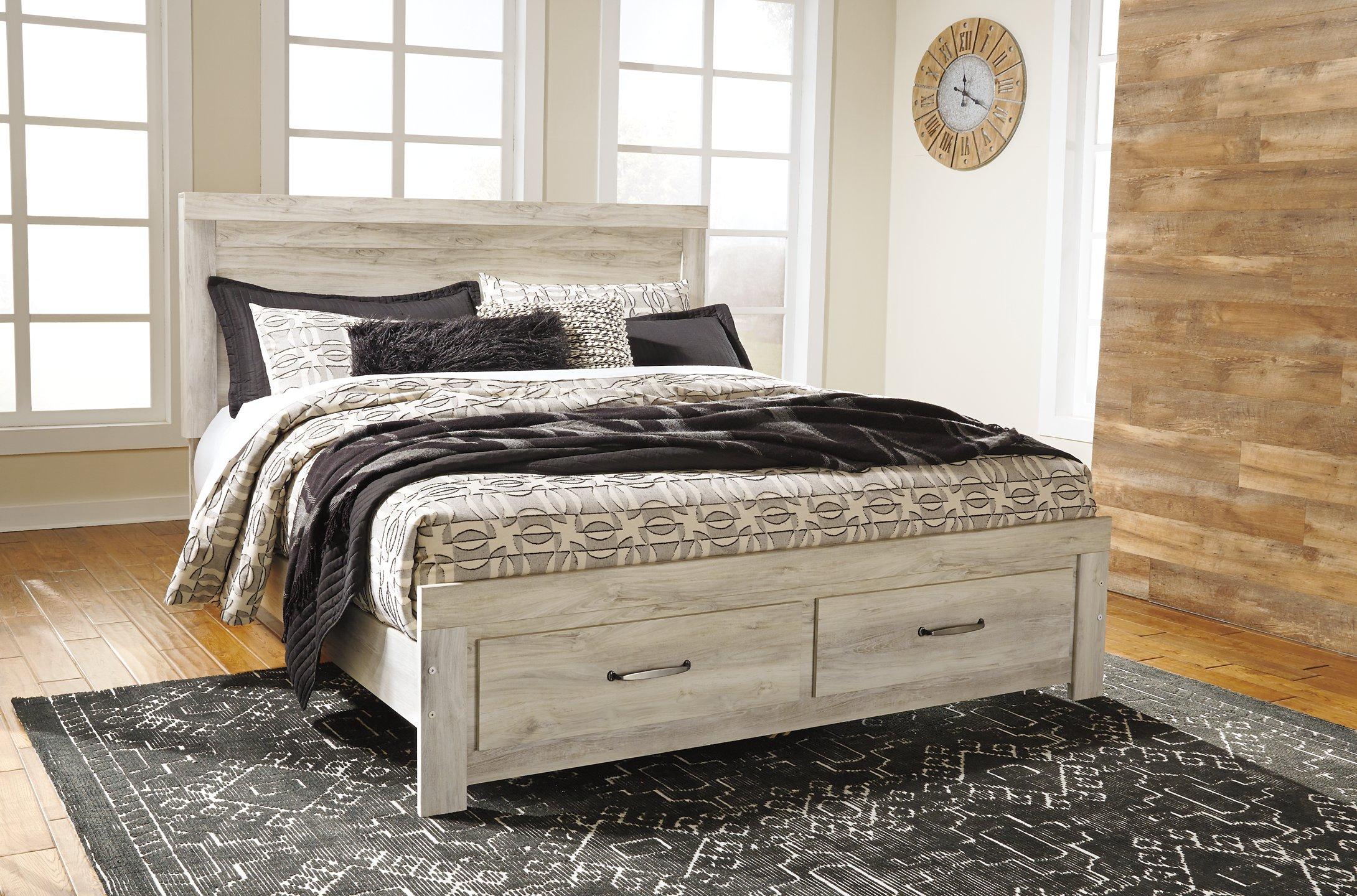 Bellaby Bed with 2 Storage Drawers - Furniture & Design Outlet (Kalamazoo,MI)