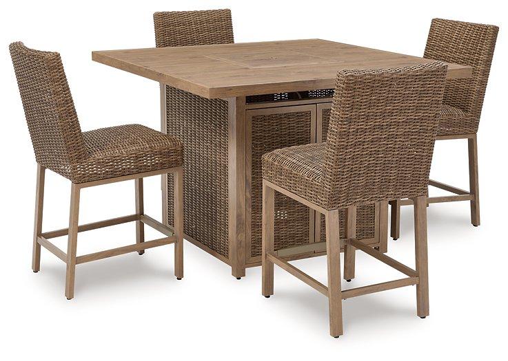 Walton Bridge Outdoor Bar Set - Furniture & Design Outlet (Kalamazoo,MI)