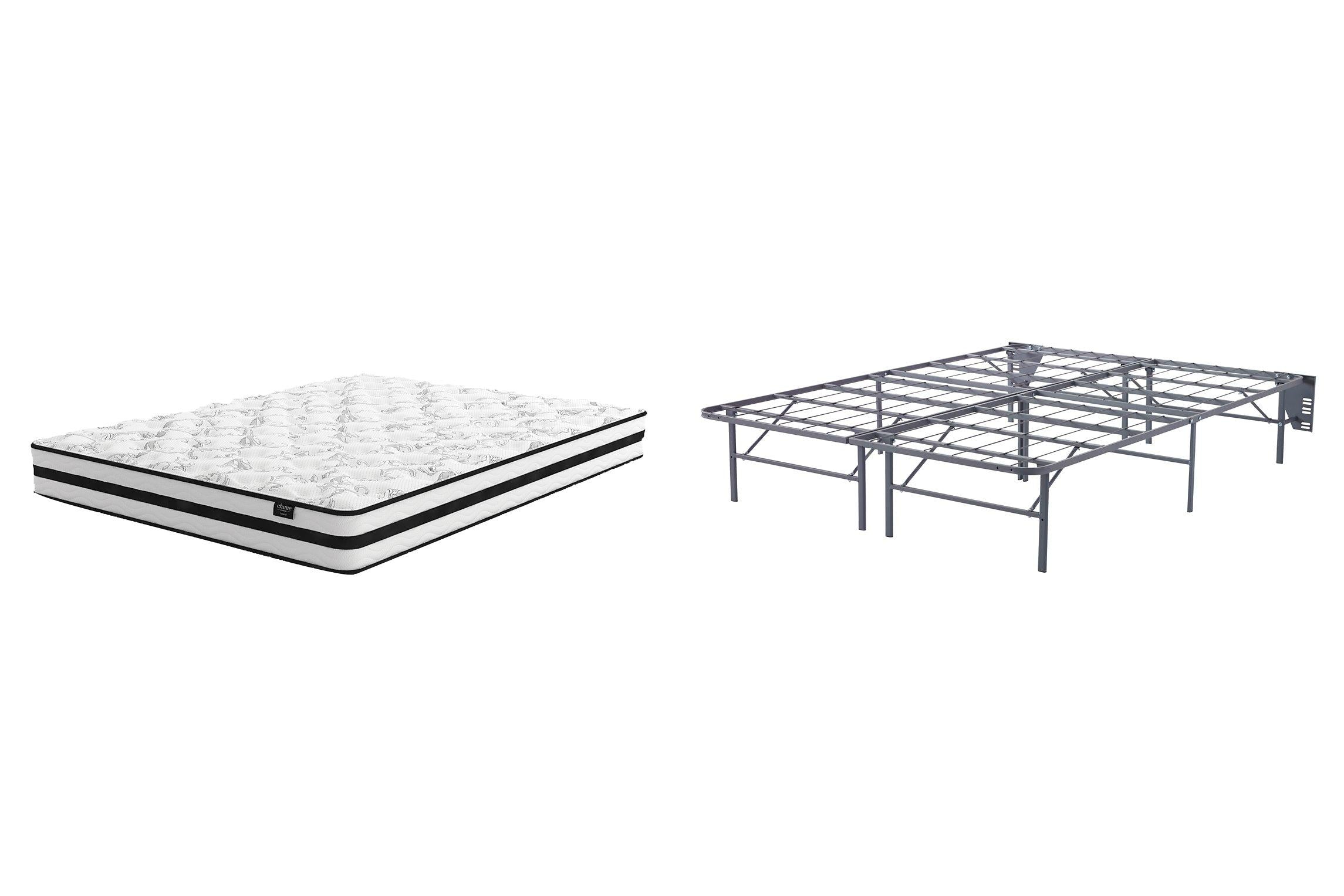 8 Inch Chime Innerspring Mattress Set - Furniture & Design Outlet (Kalamazoo,MI)