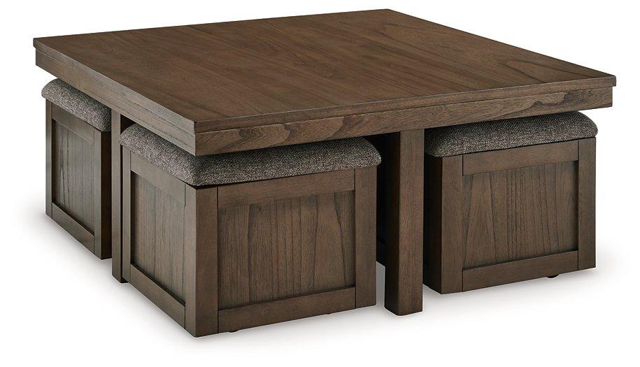 Boardernest Coffee Table with 4 Stools - Furniture & Design Outlet (Kalamazoo,MI)