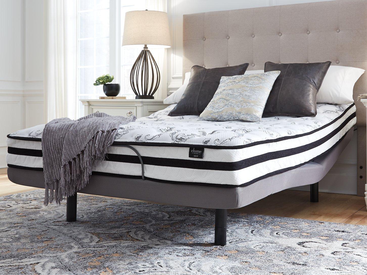 8 Inch Chime Innerspring Mattress Set - Furniture & Design Outlet (Kalamazoo,MI)