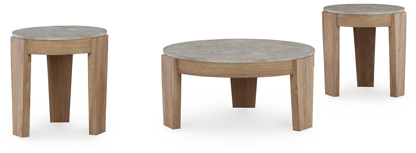 Guystone Table (Set of 3) - Furniture & Design Outlet (Kalamazoo,MI)