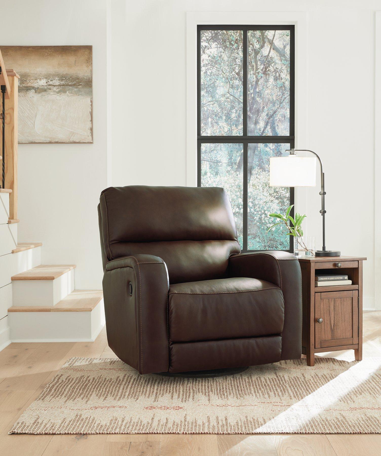 Emberla Swivel Glider Recliner - Furniture & Design Outlet (Kalamazoo,MI)