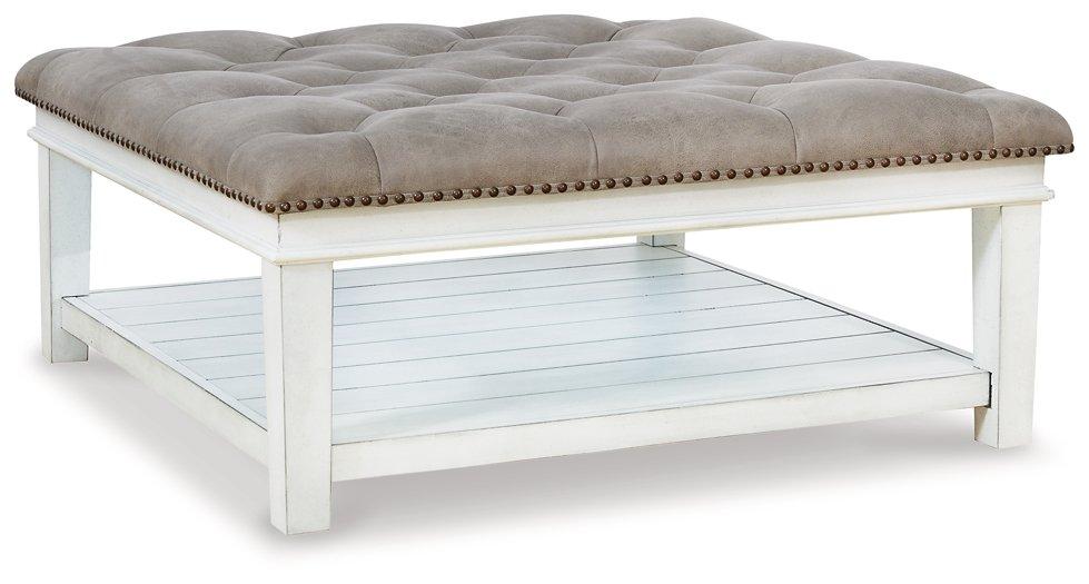 Kanwyn Upholstered Ottoman Coffee Table - Furniture & Design Outlet (Kalamazoo,MI)