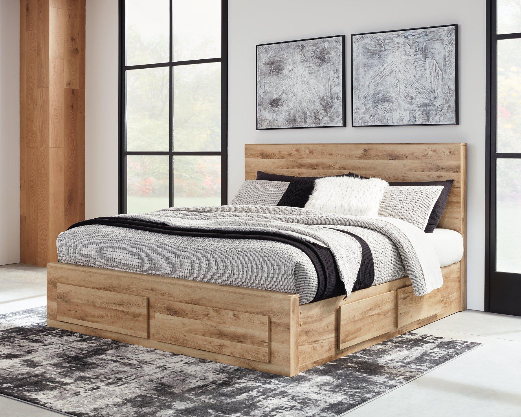 Hyanna Panel Storage Bed with 2 Under Bed Storage Drawer - Furniture & Design Outlet (Kalamazoo,MI)