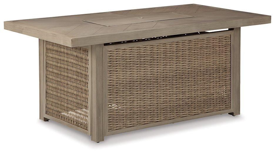Beachcroft Outdoor Fire Pit Table - Furniture & Design Outlet (Kalamazoo,MI)