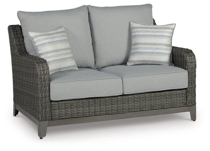 Elite Park Outdoor Loveseat, Lounge Chairs and Cocktail Table - Furniture & Design Outlet (Kalamazoo,MI)