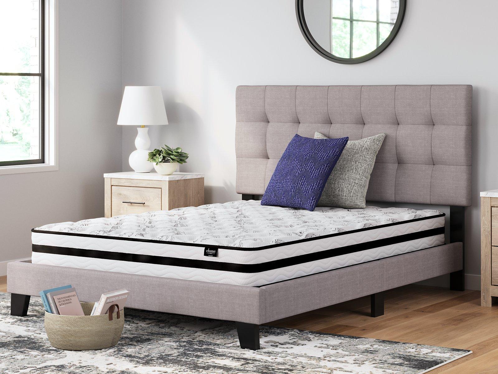 8 Inch Chime Innerspring Mattress Set - Furniture & Design Outlet (Kalamazoo,MI)