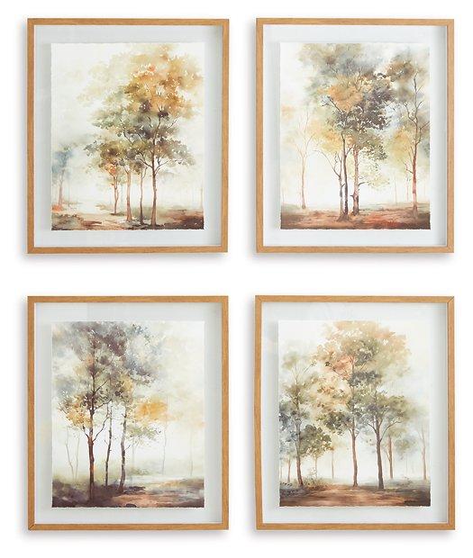 Bryneford Wall Art (Set of 4) - Furniture & Design Outlet (Kalamazoo,MI)