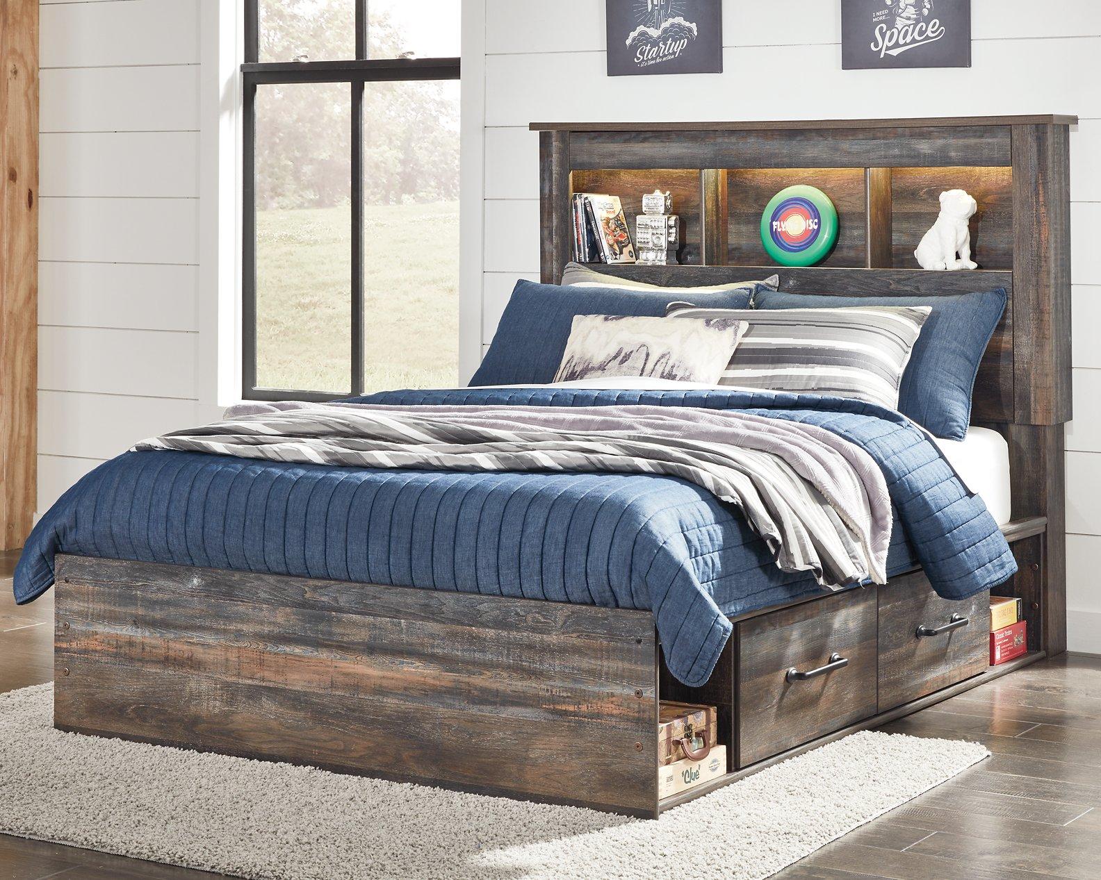 Drystan Youth Bed with 2 Storage Drawers - Furniture & Design Outlet (Kalamazoo,MI)