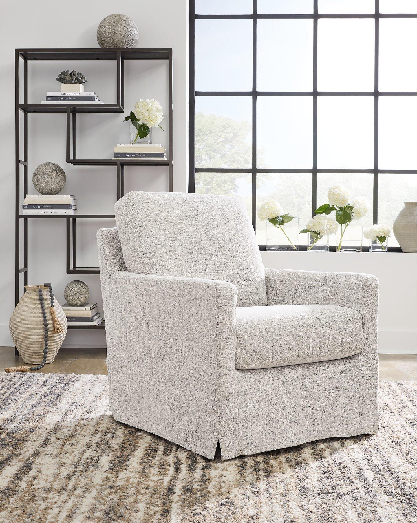 Nenana Next-Gen Nuvella Swivel Glider Accent Chair - Furniture & Design Outlet (Kalamazoo,MI)