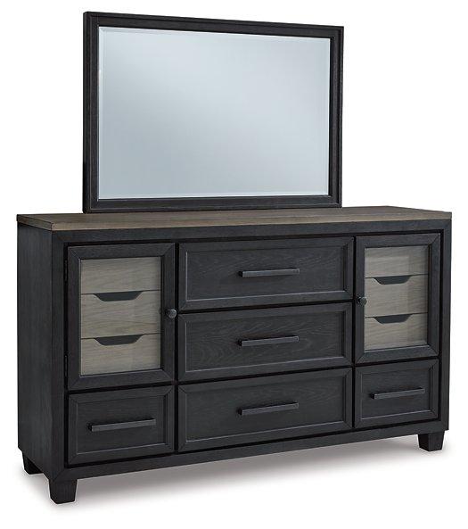 Foyland Dresser and Mirror - Furniture & Design Outlet (Kalamazoo,MI)