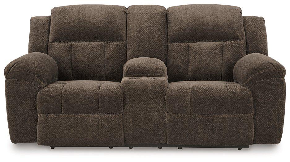 Frohn Reclining Loveseat with Console - Furniture & Design Outlet (Kalamazoo,MI)
