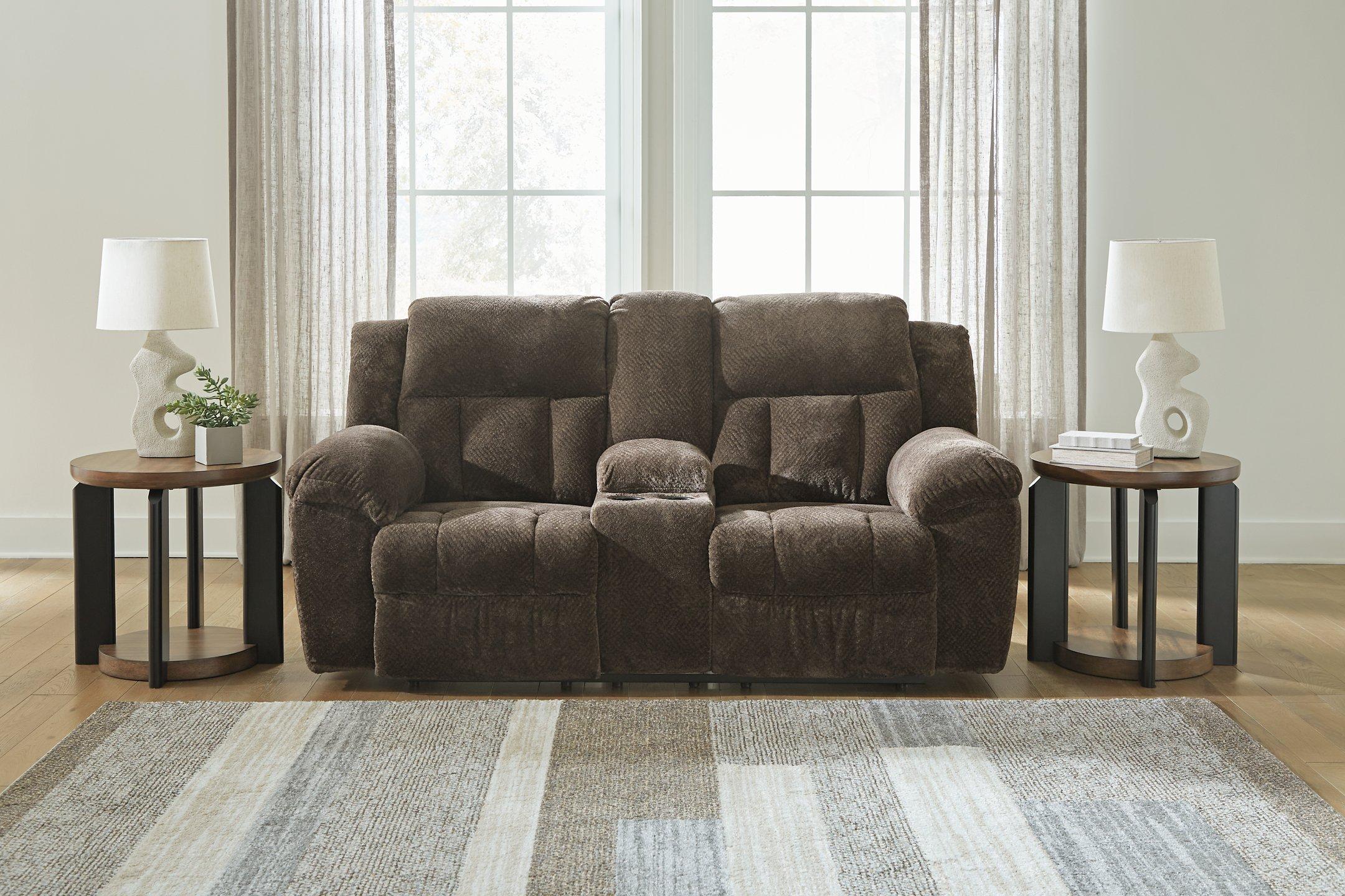 Frohn Reclining Loveseat with Console - Furniture & Design Outlet (Kalamazoo,MI)