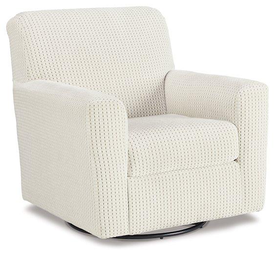 Herstow Swivel Glider Accent Chair - Furniture & Design Outlet (Kalamazoo,MI)