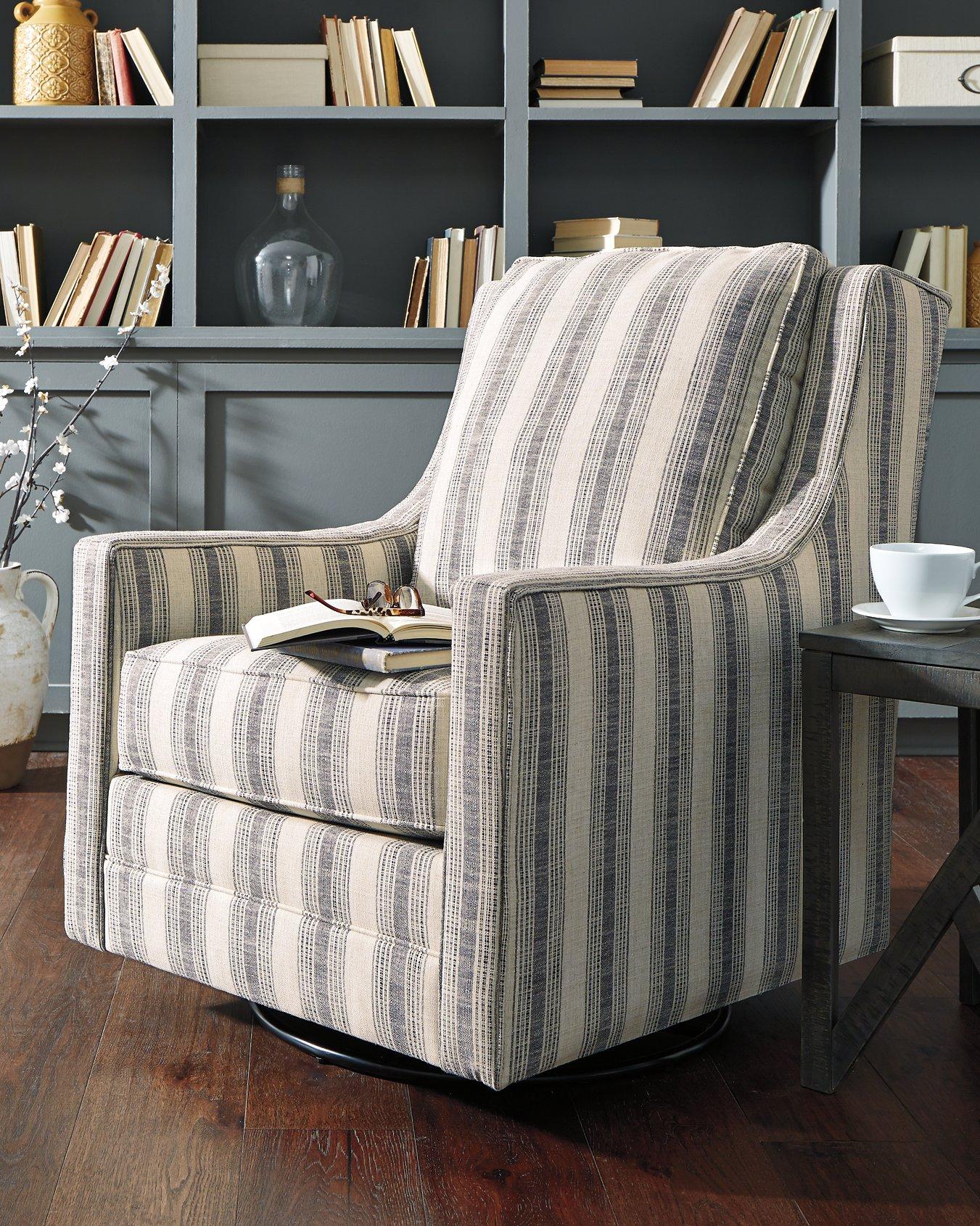 Kambria Swivel Glider Accent Chair - Furniture & Design Outlet (Kalamazoo,MI)