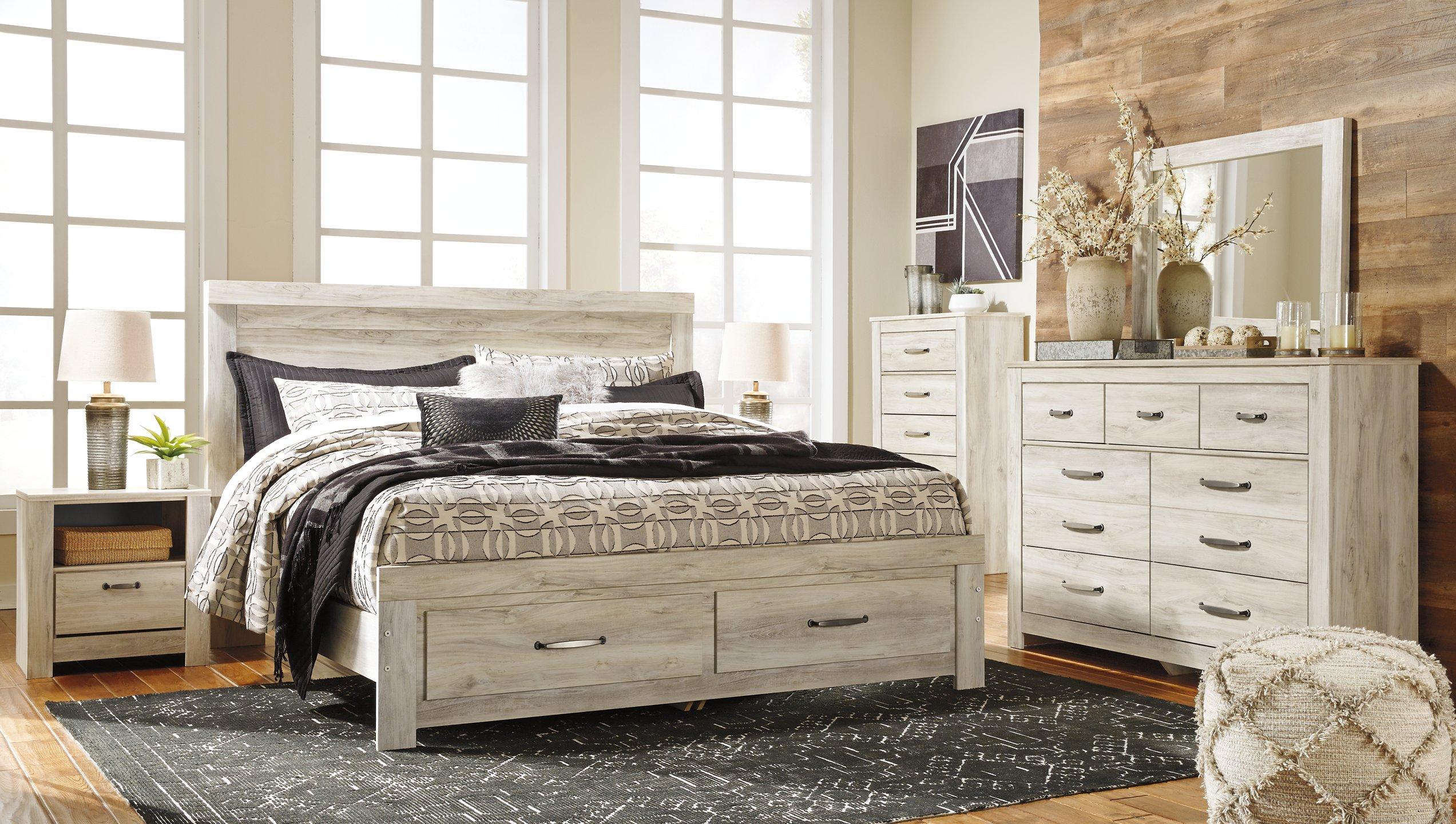 Bellaby Bed with 2 Storage Drawers - Furniture & Design Outlet (Kalamazoo,MI)