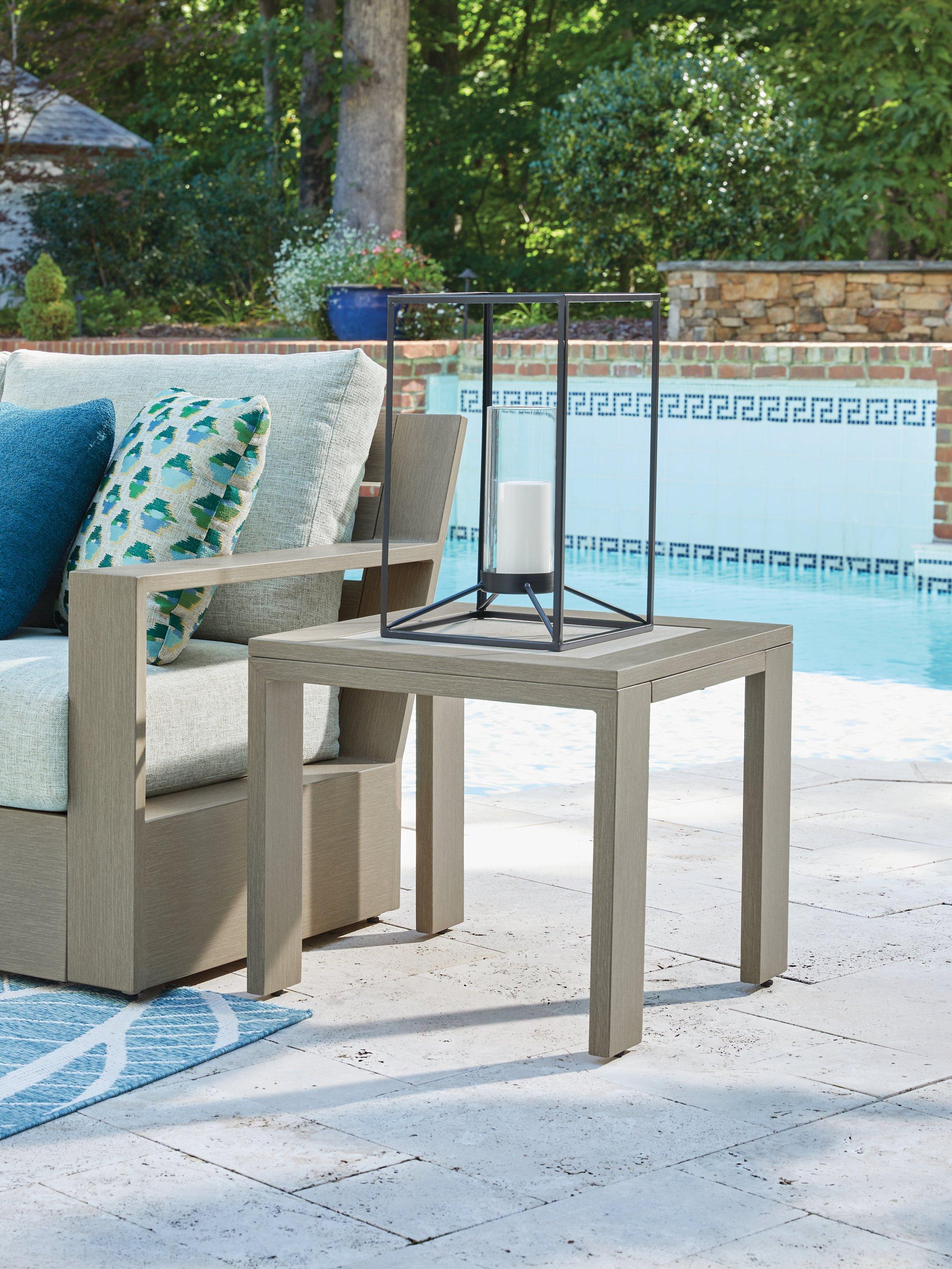 Kimpton Isle Outdoor End Table - Furniture & Design Outlet (Kalamazoo,MI)
