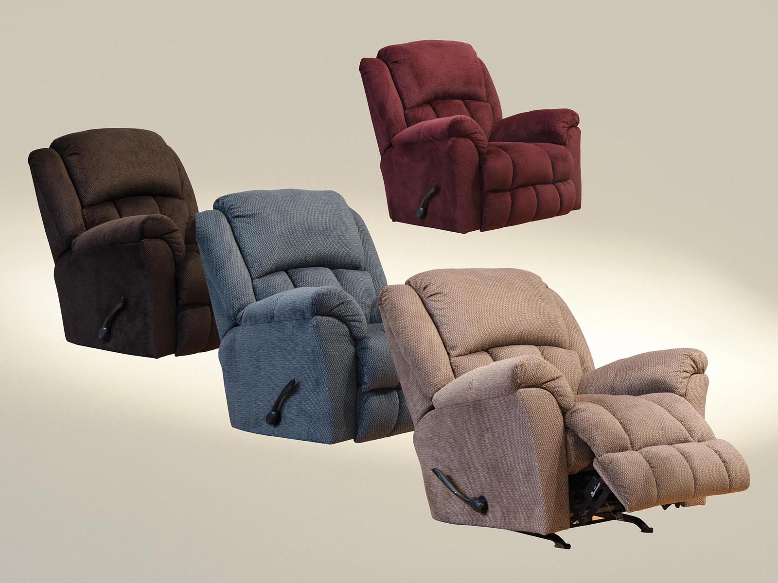 Catnapper Bingham Rocker Recliner w/Deluxe Heat & Massage in Cinnabar 4211-2 - Furniture & Design Outlet (Kalamazoo,MI)