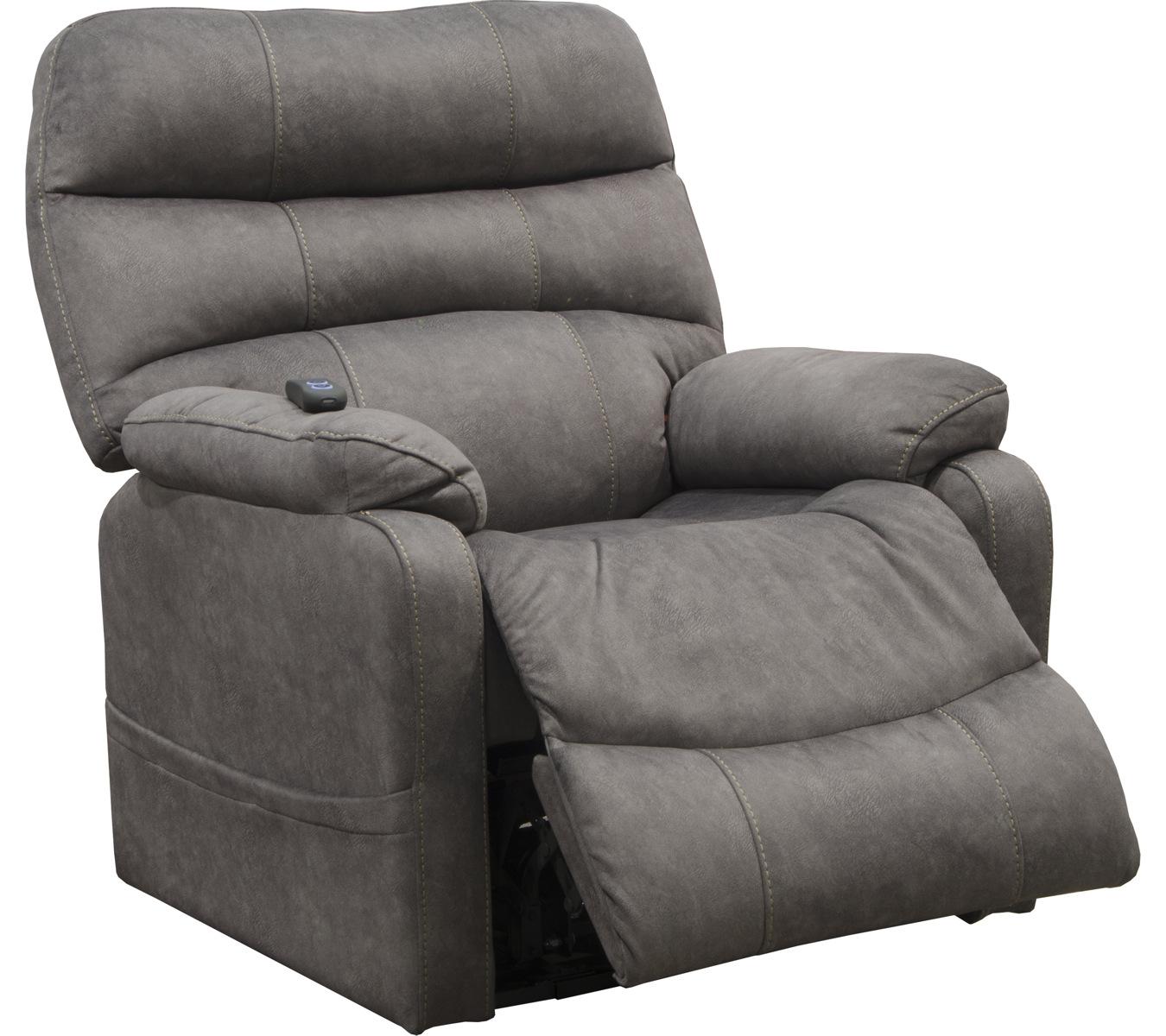Catnapper Buckley Power Lift Recliner in Graphite 4864 - Furniture & Design Outlet (Kalamazoo,MI)