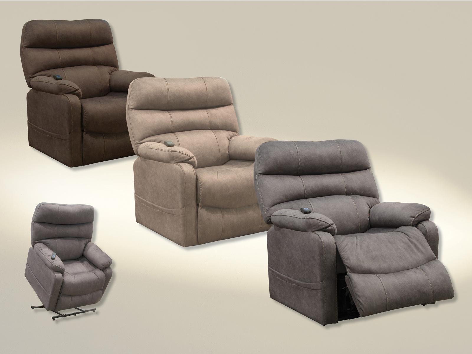Catnapper Buckley Power Lift Recliner in Chocolate 4864 - Furniture & Design Outlet (Kalamazoo,MI)