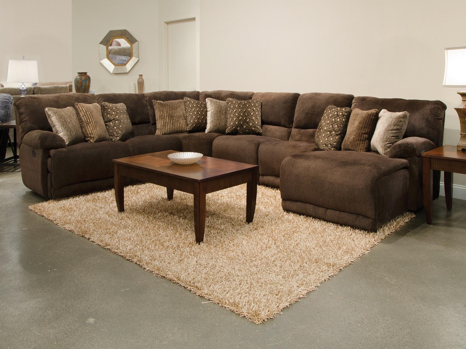 Catnapper Furniture Burbank Power Lay Flat Left Side Facing Recliner in Chocolate - Furniture & Design Outlet (Kalamazoo,MI)