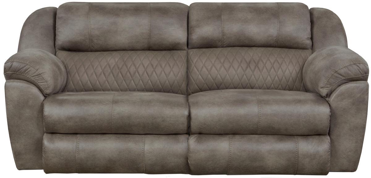 Catnapper Furniture Flynn Power Headrest w/ Lumbar Power Lay Flat Reclining Sofa in Fig - Furniture & Design Outlet (Kalamazoo,MI)