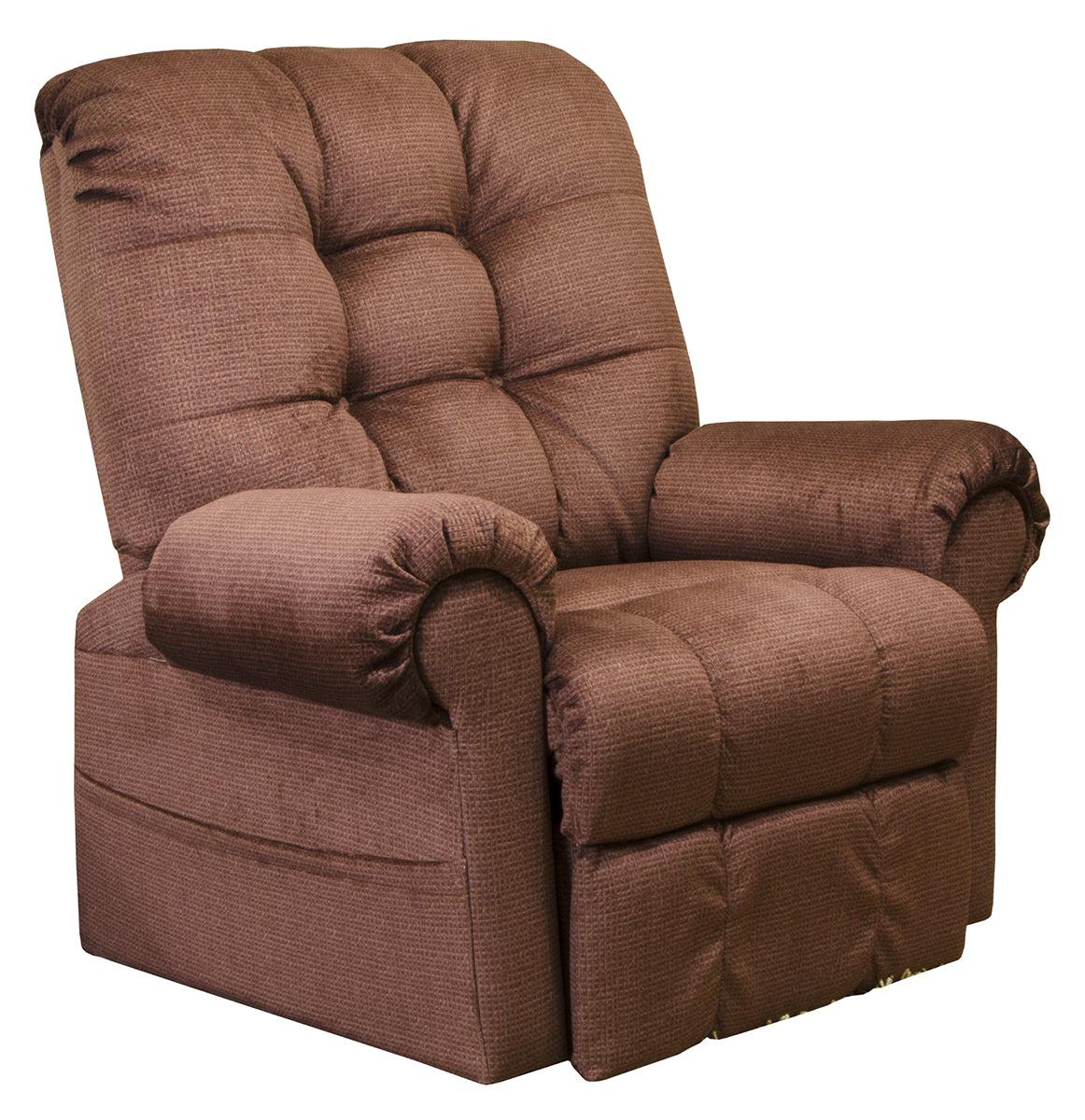 Catnapper Furniture Omni Power Lift Chaise Recliner in Merlot - Furniture & Design Outlet (Kalamazoo,MI)