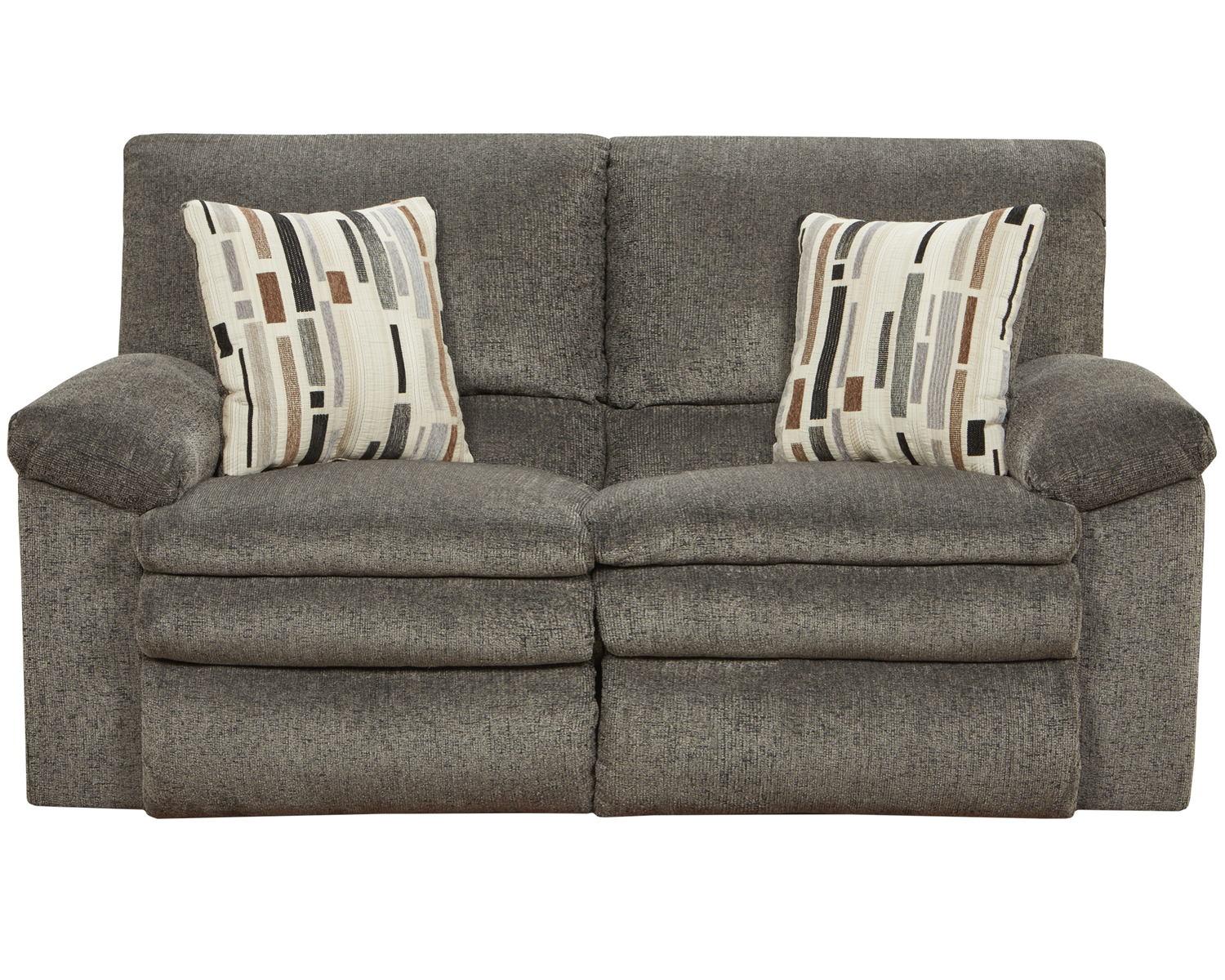Catnapper Furniture Tosh Reclining Loveseat in Pewter/Café - Furniture & Design Outlet (Kalamazoo,MI)