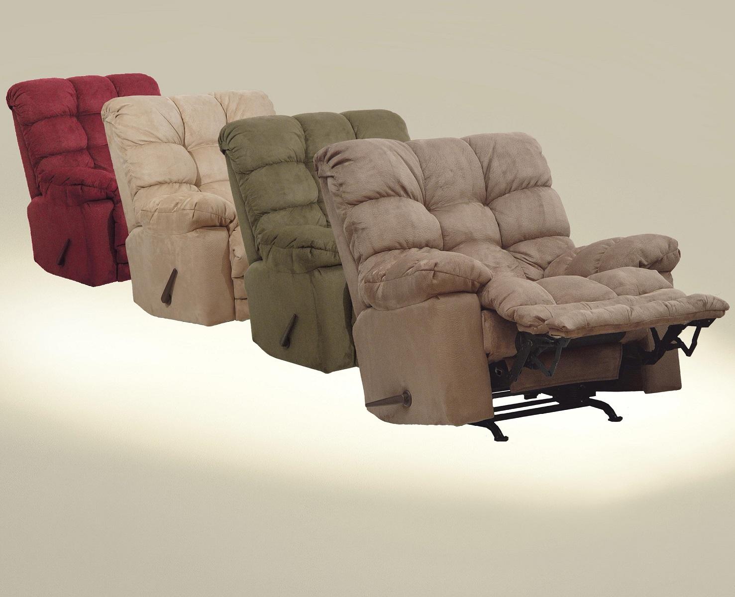 Catnapper Magnum Chaise Rocker Recliner in Merlot 54689-2 - Furniture & Design Outlet (Kalamazoo,MI)