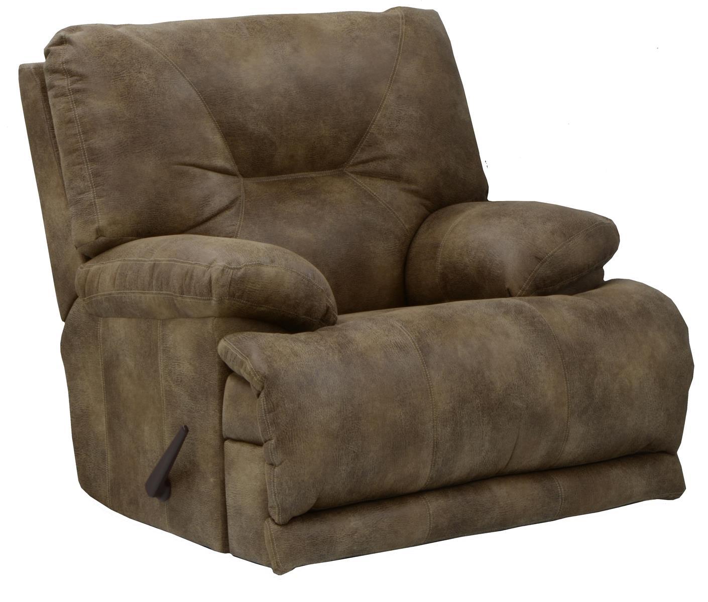 Catnapper Voyager Lay Flat Recliner in Brandy