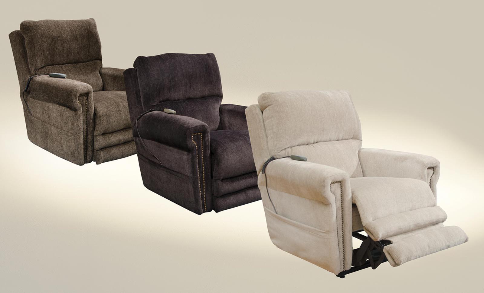 Catnapper Warner Power Headrest w/Lumbar Power Lay Flat Recliner in Tiger`s 764862 - Furniture & Design Outlet (Kalamazoo,MI)