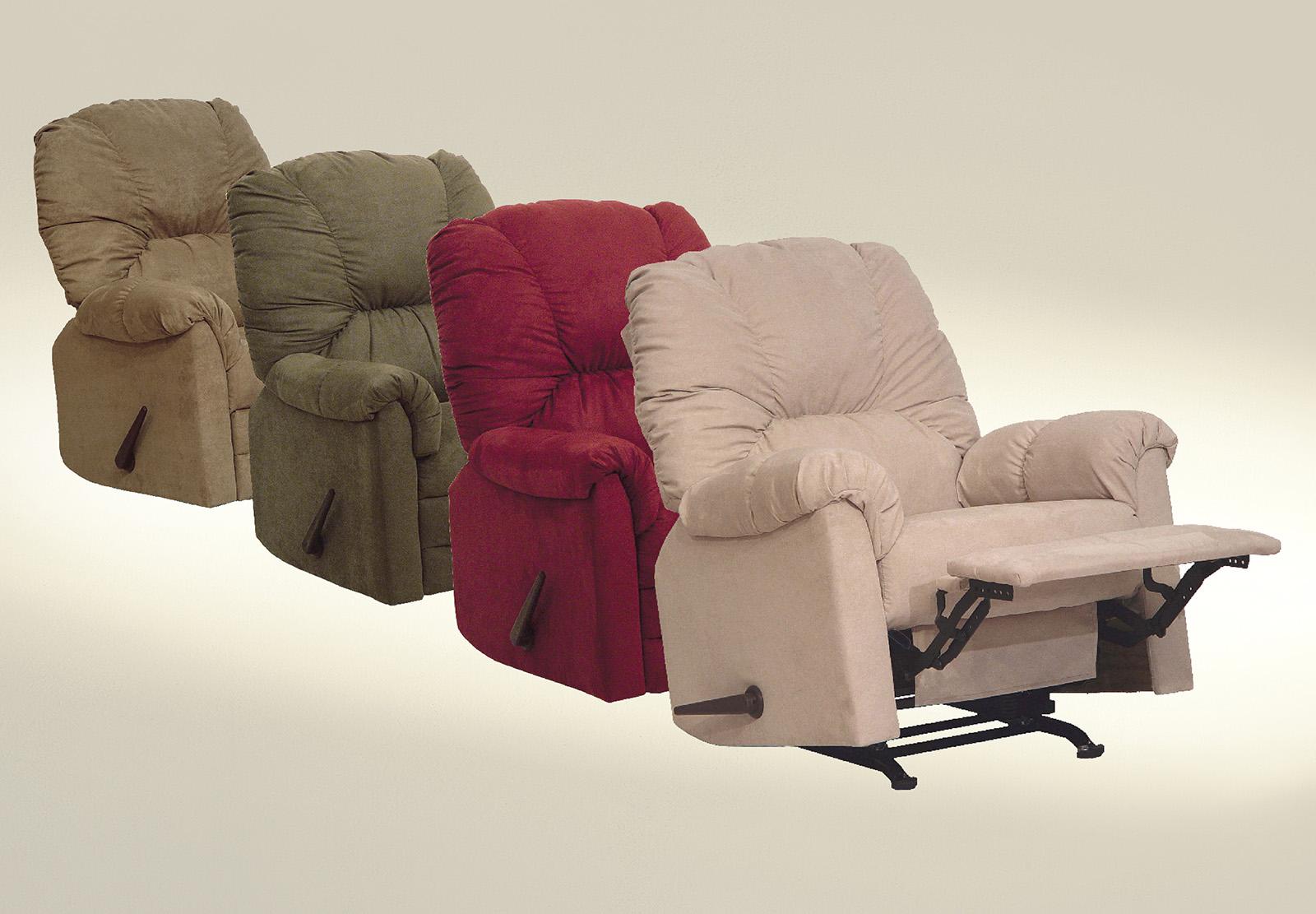 Catnapper Winner Rocker Recliner in Sangria Furniture Design