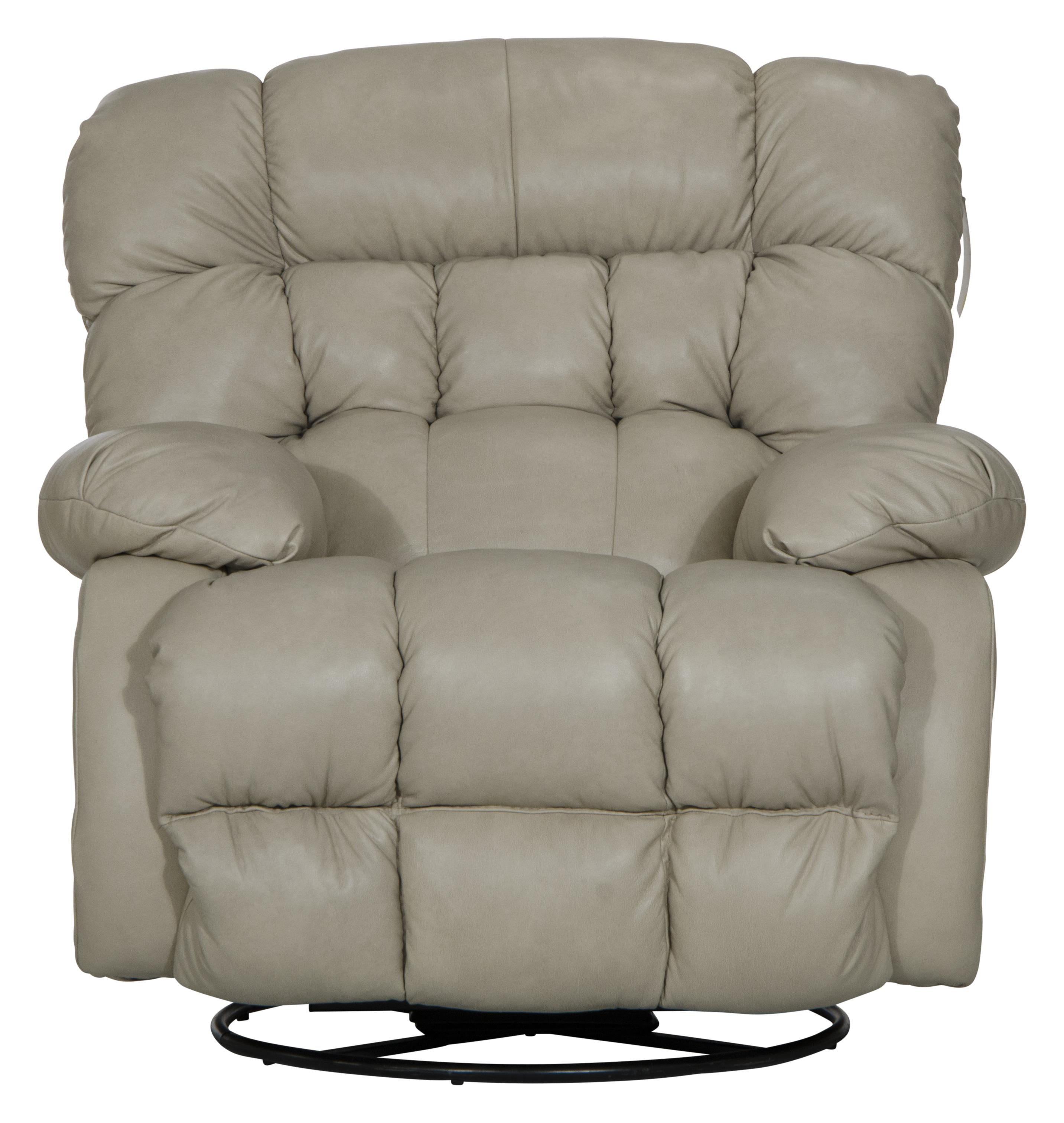 Pendleton Leather Chaise Swivel Glider Recliner